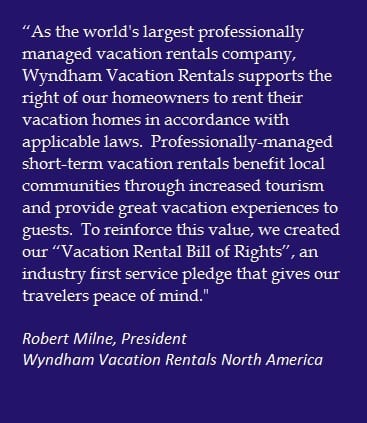 Wyndham weighs in on hotel attack on vacation rentals
