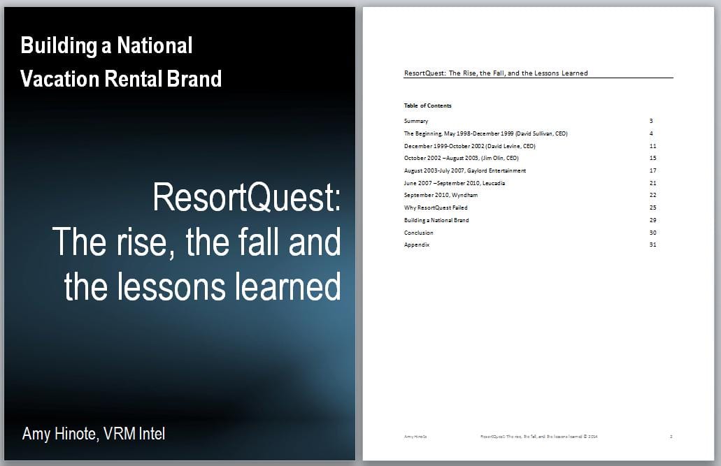 ResortQuest The Rise, the fall and the lessons learned