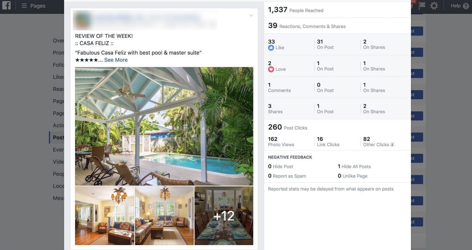 Social Marketing for Vacation Rentals Detail