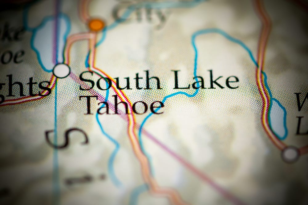 south lake tahoe map