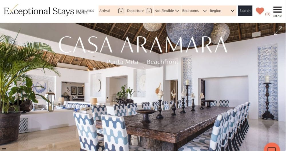exceptional stays casa aramara punta mita mexico luxury vacation rental