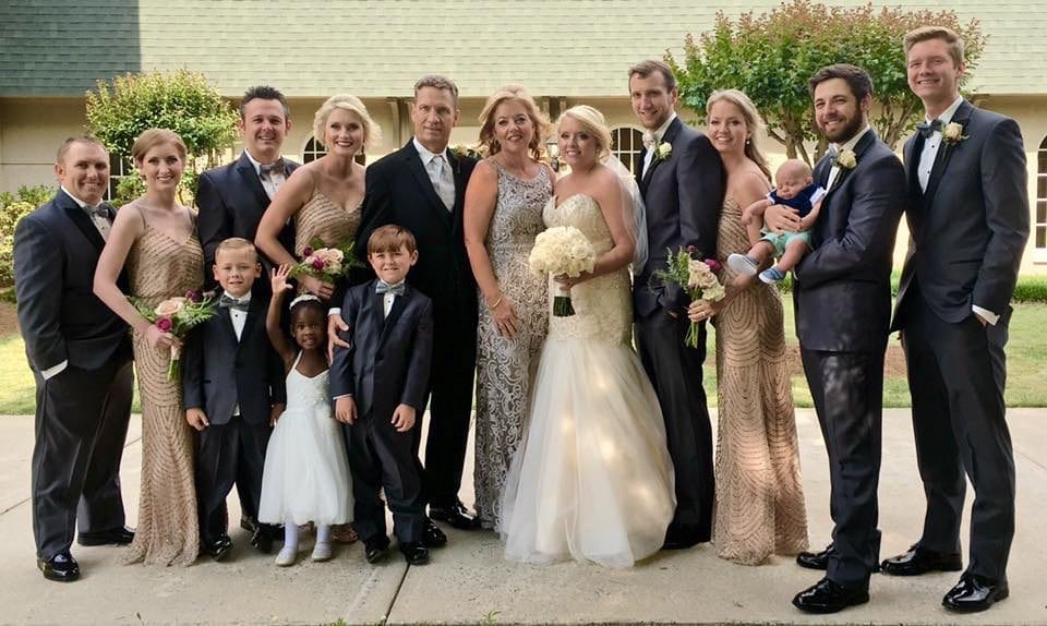 The Plimpton family at Rachel’s wedding