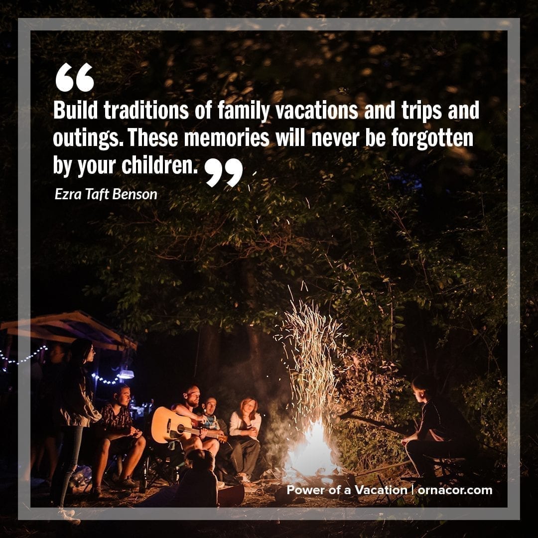 Build memories with a family vacation